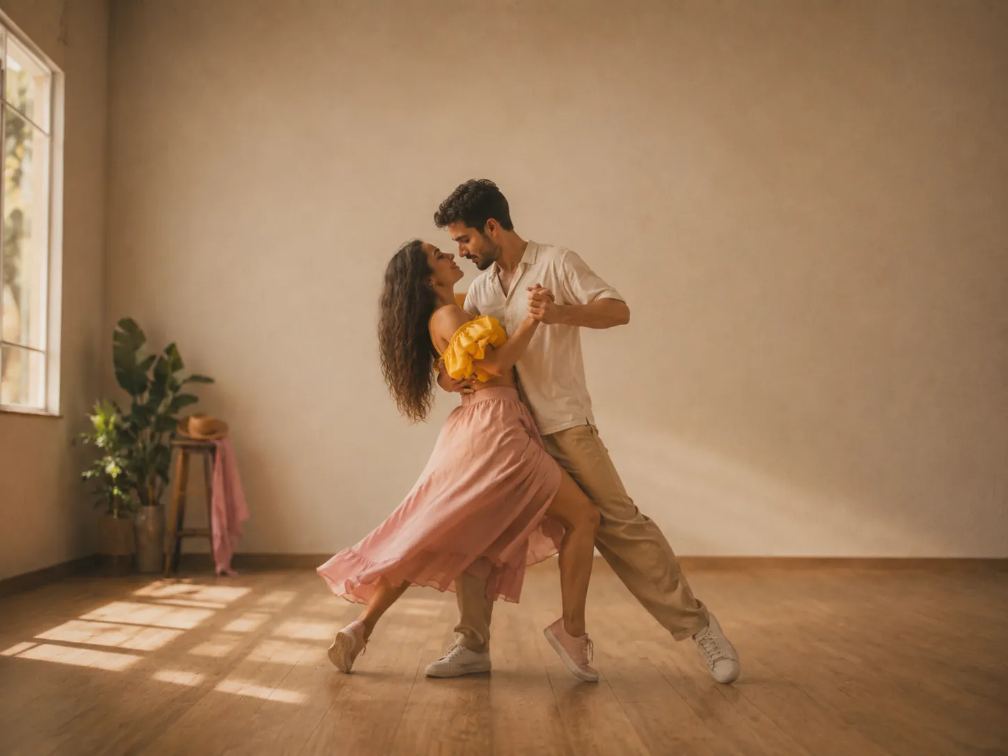 Aula de Bolero na Lá na Dança