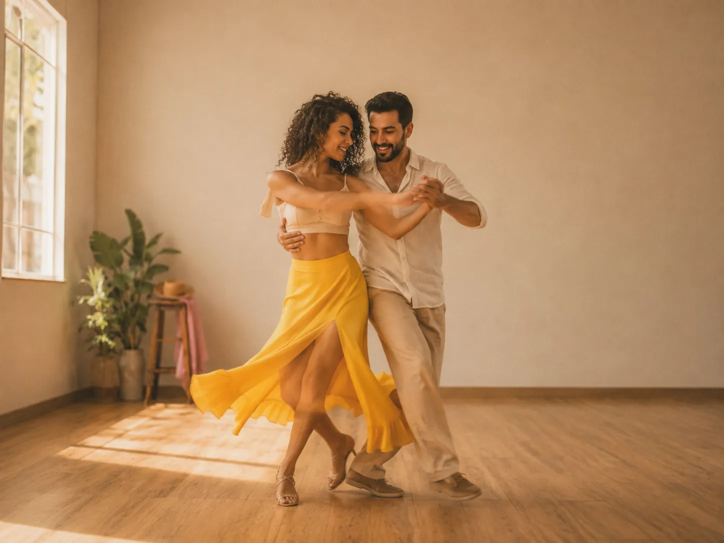 Aula de Samba de Gafieira na Lá na Dança