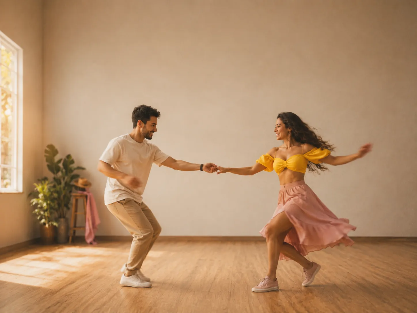 Aula de West Coast Swing na Lá na Dança